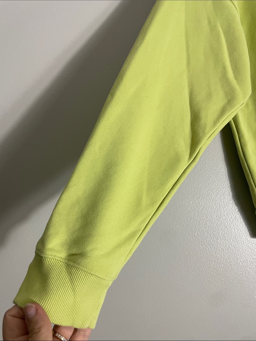 Vuori Sweatshirt Cotton Blend Ribbed Trim Large Pullover Athleisure - Picture 4 of 8